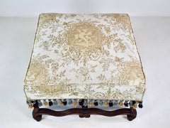 Antiguo Otomano Francés Os de Mouton S. XIX