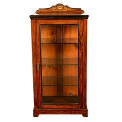 A.C.I.C. Inlaid Rosewood Sheet Music Cabinet Display Cabinet Vitrine 1870