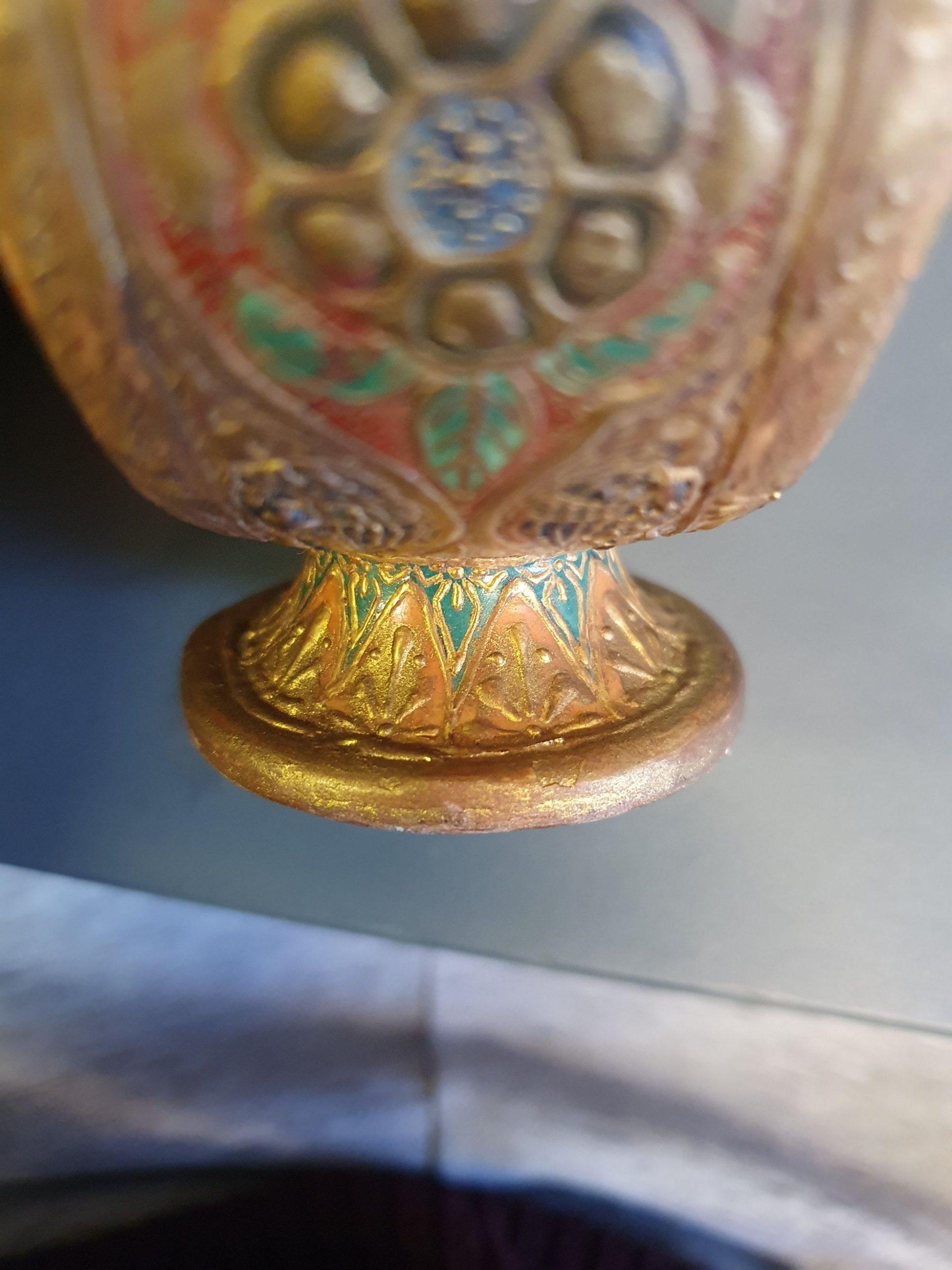 Antique 19th Century Japanese Satsuma Moonflask Vase Japan Figures Meiji Period 12
