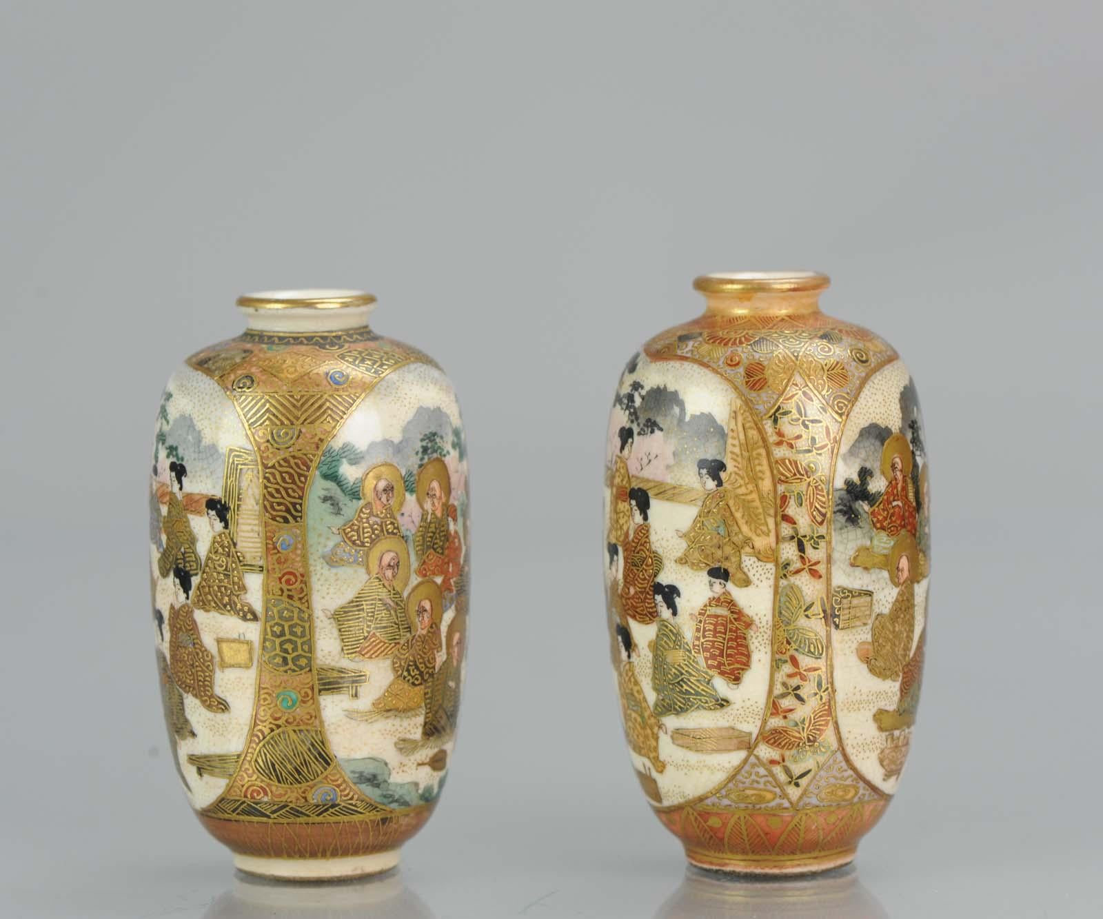satsuma vases antique