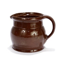 Antique 19th C. Southern / Mid-Atlantic Redware Cream or Milk Pitcher