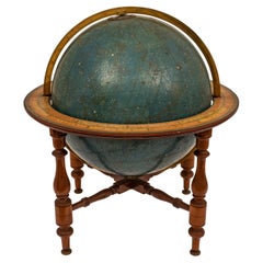 Antico W & A.K. Johnston 18" Celestial Library Floor Globe Stand 1879 del XIX secolo