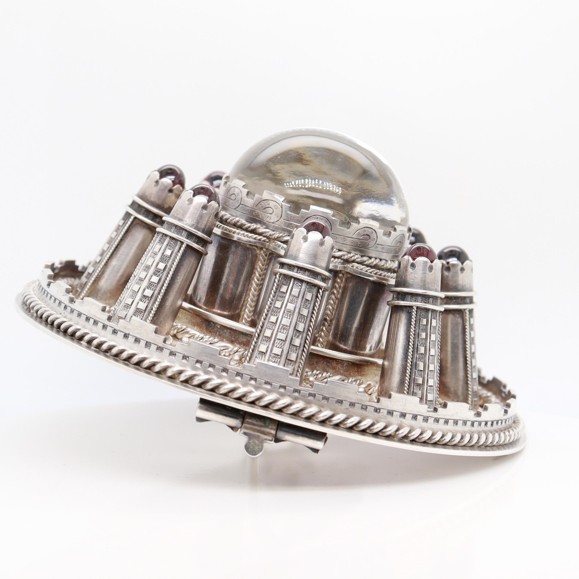 Antique 19th C. W. Marshall & Co Scottish Sterling Silver Brooch of Lorn Replica For Sale 5