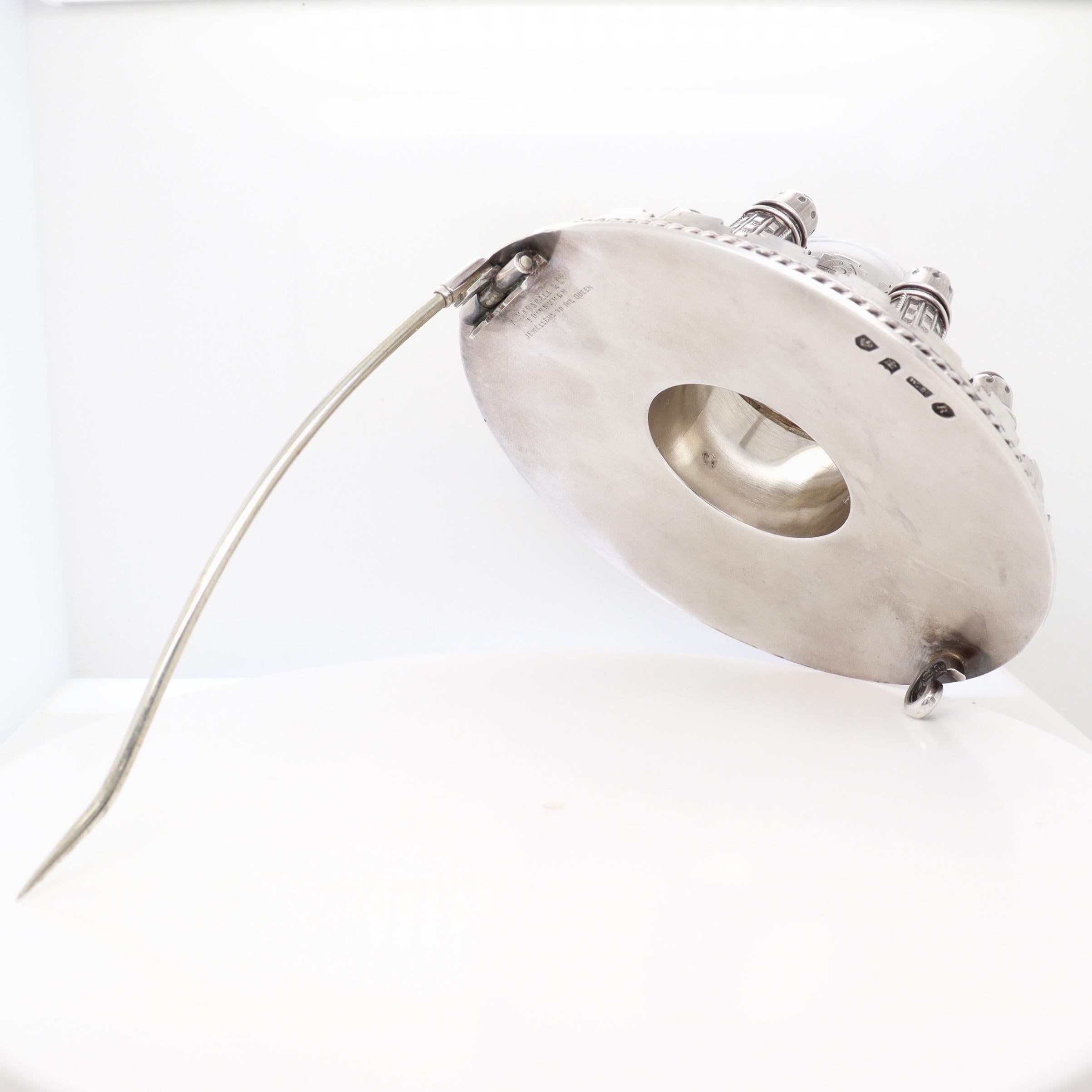 Antique 19th C. W. Marshall & Co Scottish Sterling Silver Brooch of Lorn Replica For Sale 9