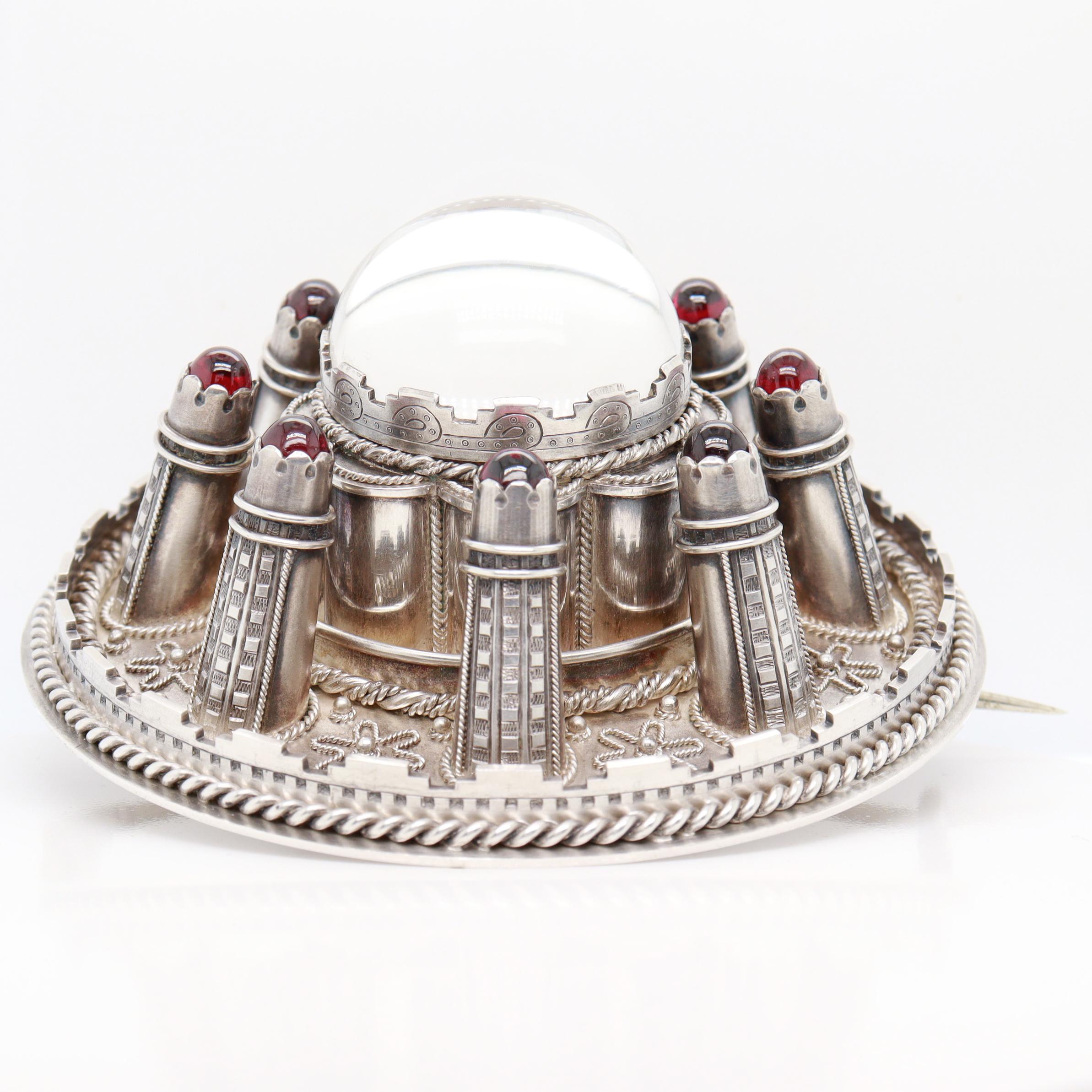 Antique 19th C. W. Marshall & Co Scottish Sterling Silver Brooch of Lorn Replica For Sale 2