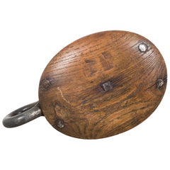 Antique 19th Century Wooden Block and Tackle, circa 1800s