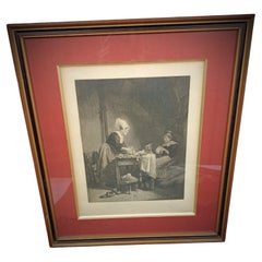 Incisione antica del XIX secolo del 1873 di Antonin Delzers - 2Y170