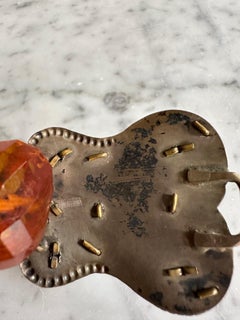 Antique 19th Century Amber and Silver Necklace from Bückeburg