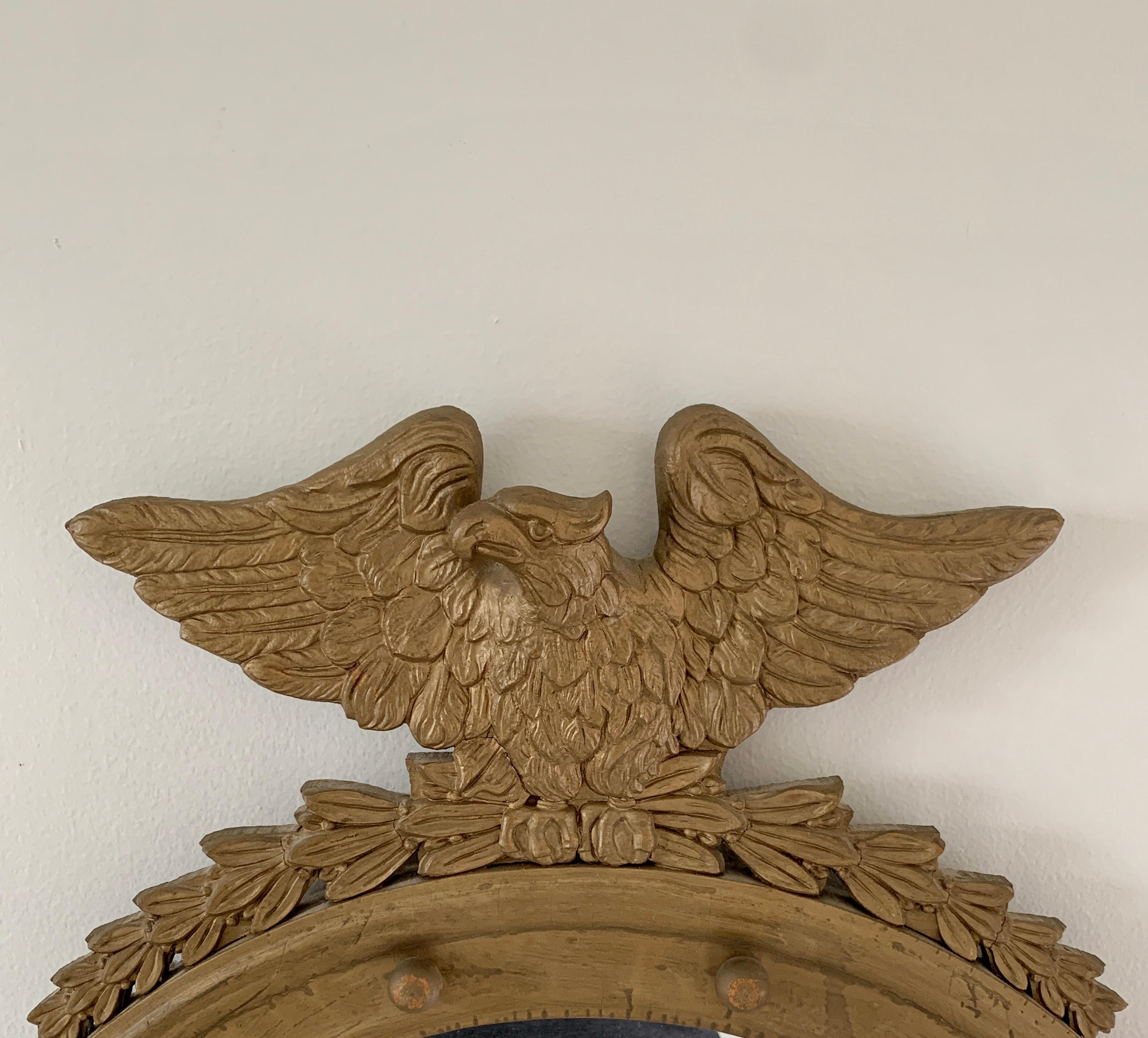 vintage federal eagle mirror