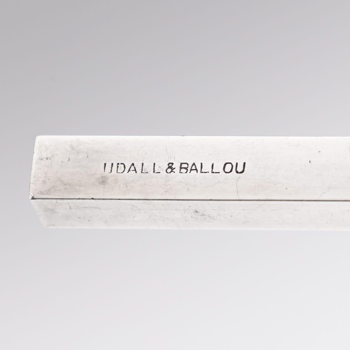 Antique 19th Century American Solid Silver Draughtsman's Extending Ruler c.1897 For Sale 7