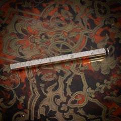 Antique 19th Century American Solid Silver Draughtsman's Extending Ruler c.1897