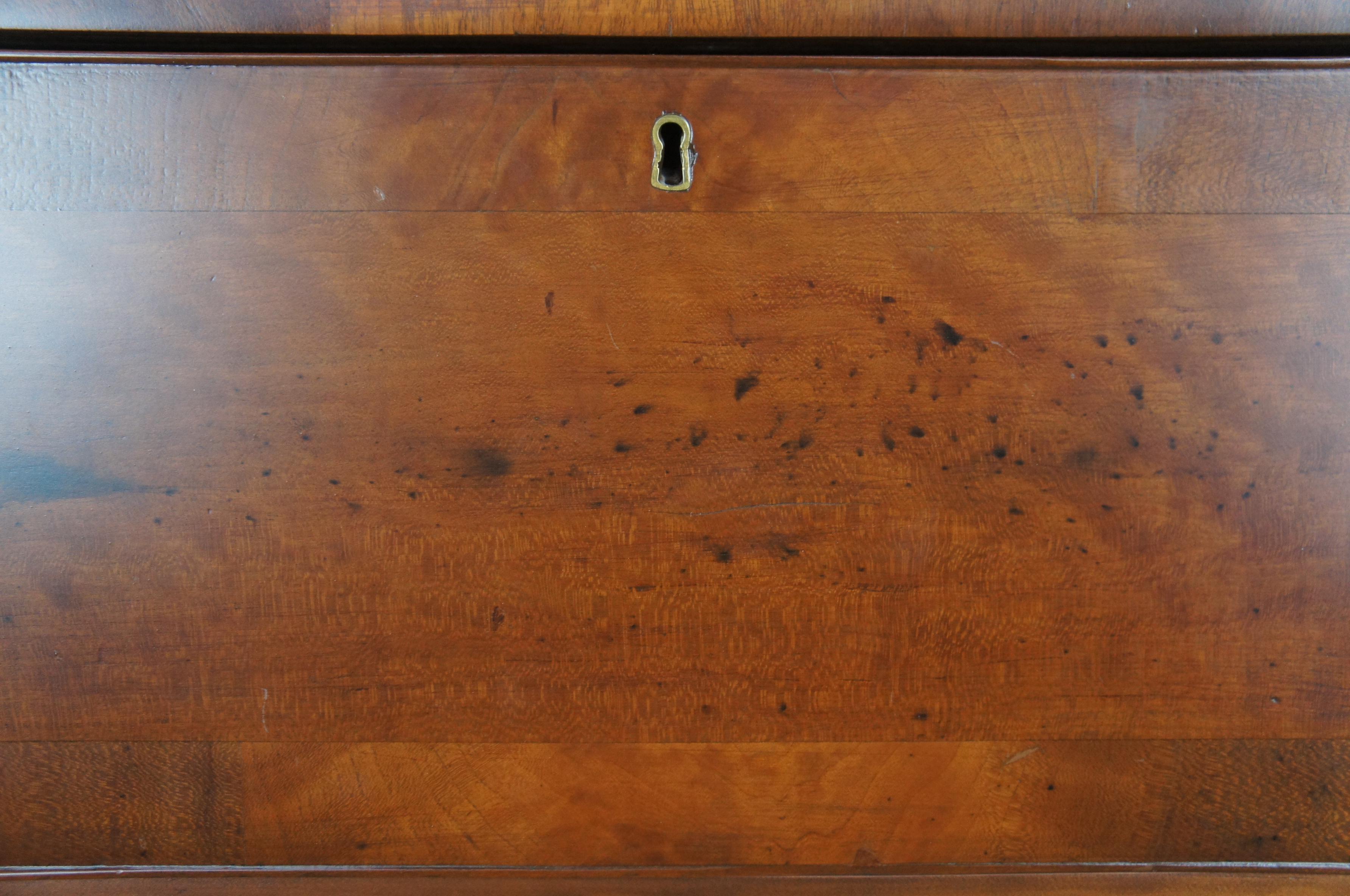 Antique 19th Century American Victorian Cherry Tallboy Dresser Chest of Drawers 4