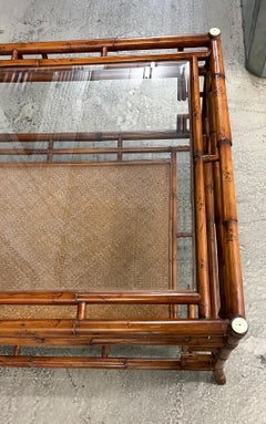 Antique 19th Century Anglo Chinese Bamboo Low Table Coffee Table C.1815
