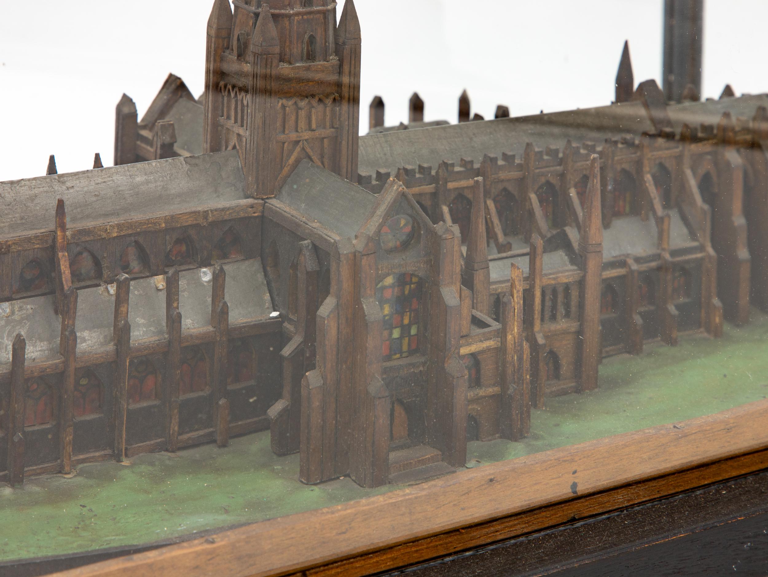 Antique 19th Century Architectural Model of Cathedral	 For Sale 4