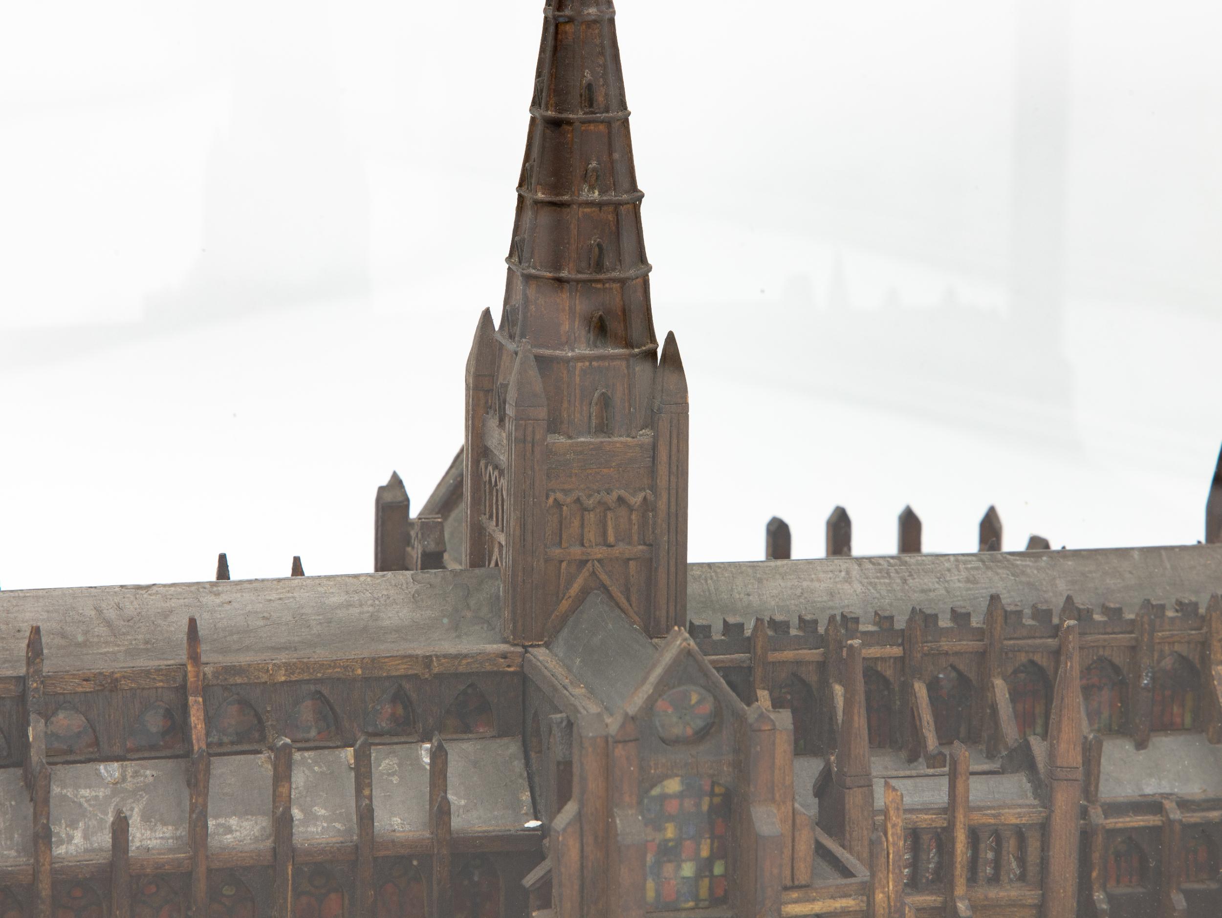 Antique 19th Century Architectural Model of Cathedral	 For Sale 5