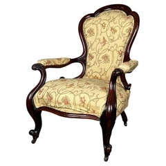 Antique 19th Century Armchair In Mahogany ( REF AF-3468 )