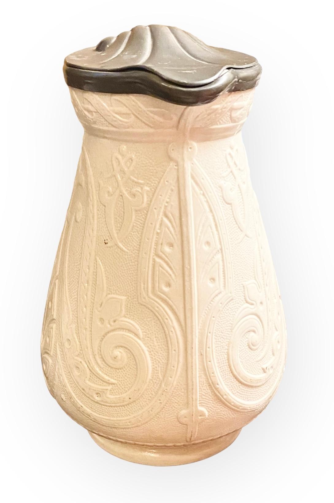 English Antique 19th century Art Nouveau Copeland Salt Glazed Pitcher