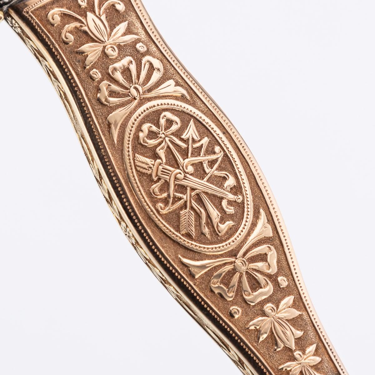 Antique 19th Century Austrian Gold, Diamond & Rock Crystal Toothpick Case c.1820 For Sale 14