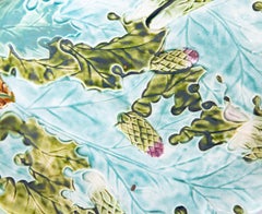 Antique 19th Century Belgian Nimy Les Mons Majolica Asparagus Platter