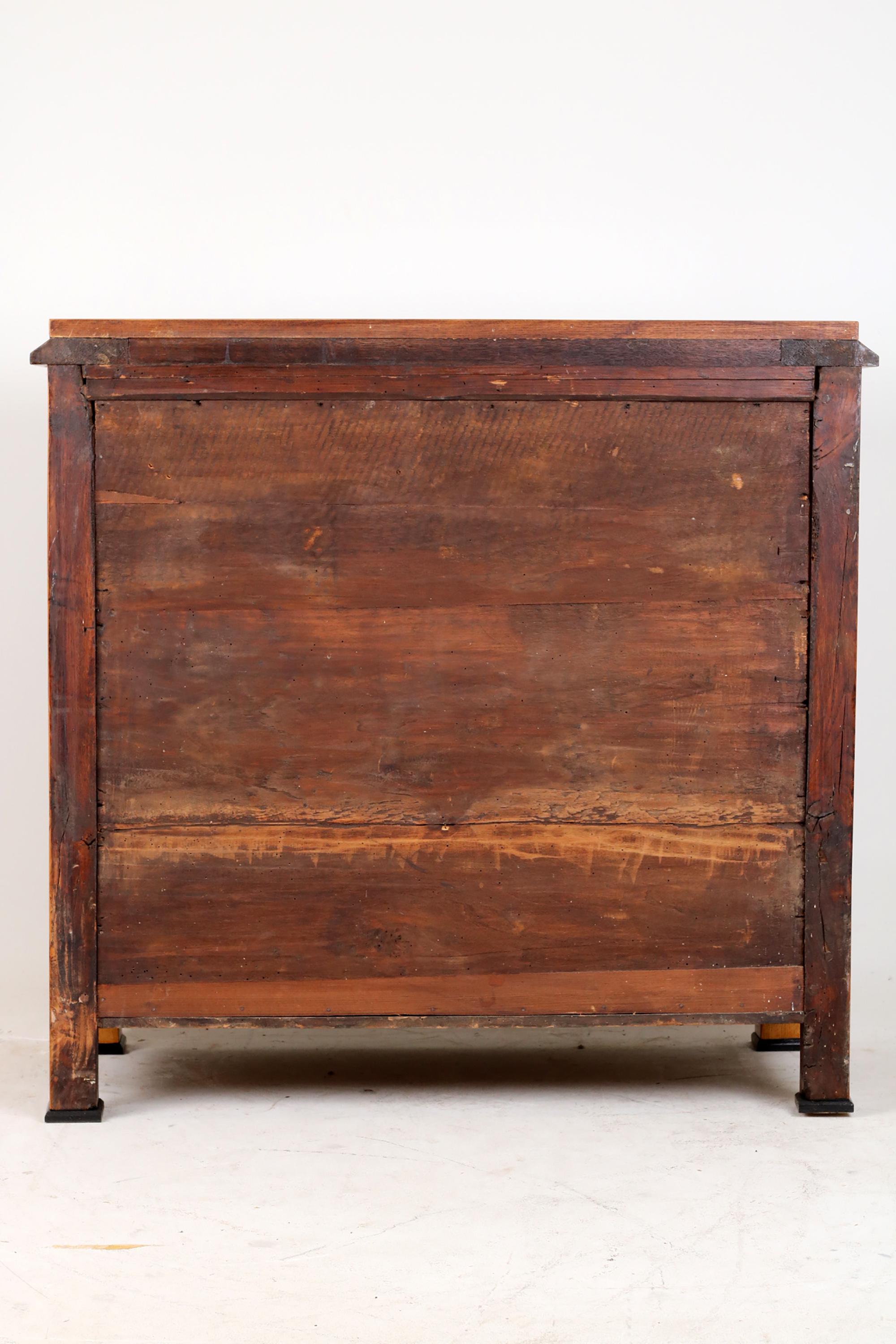 Antique 19th Century Biedermeier Half Cabinet For Sale 11