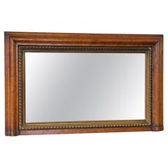 Antike 19. Jahrhundert Vogelaugenahorn Overmantle Wandspiegel - Feine Qualität