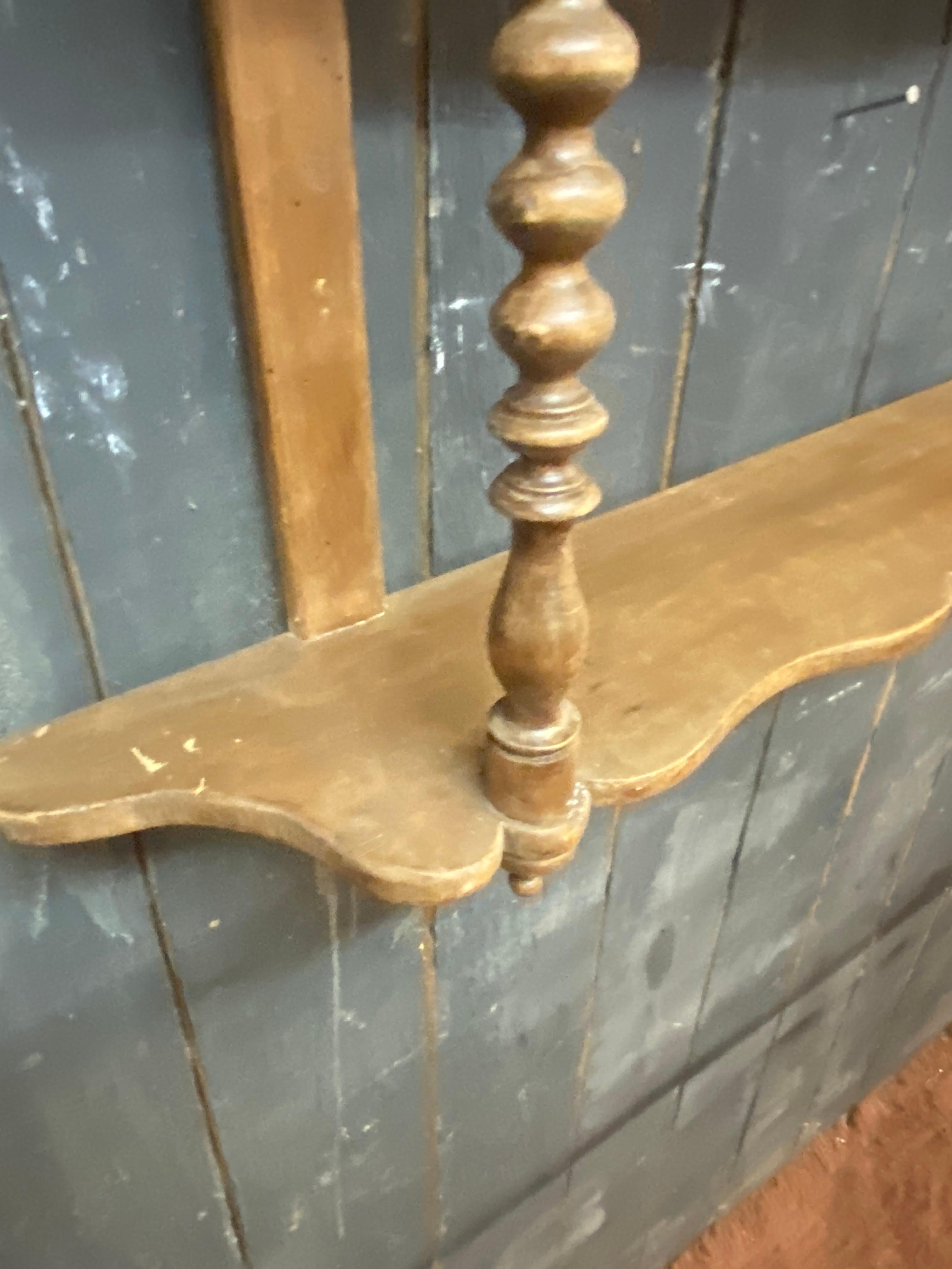 French Antique 19th Century Bistro Shelf  For Sale