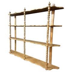 Antico scaffale da bistrot del XIX secolo