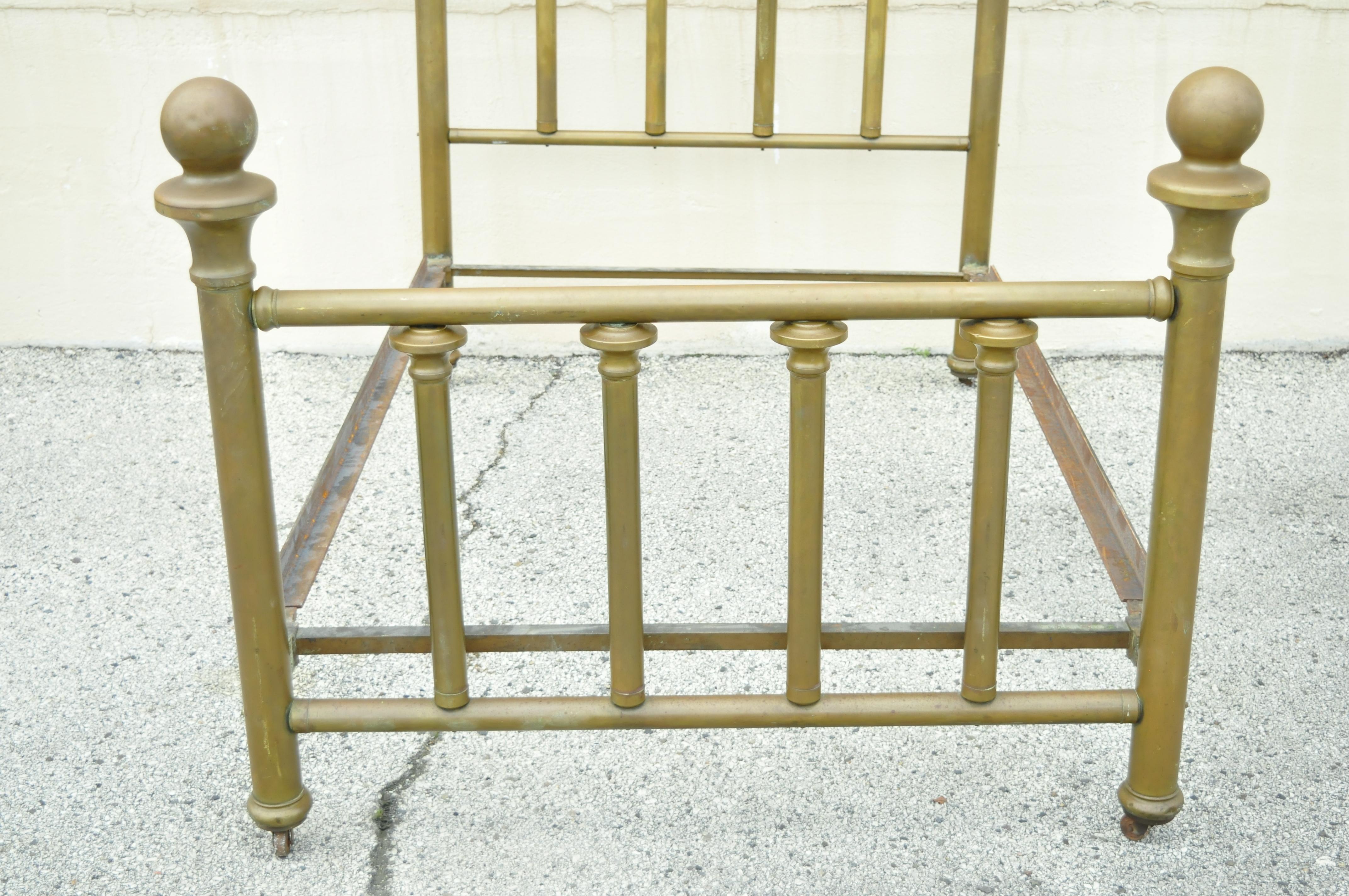 antique brass bed frame