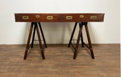 Antique 19th Century British Campaign Desk in Mahogany