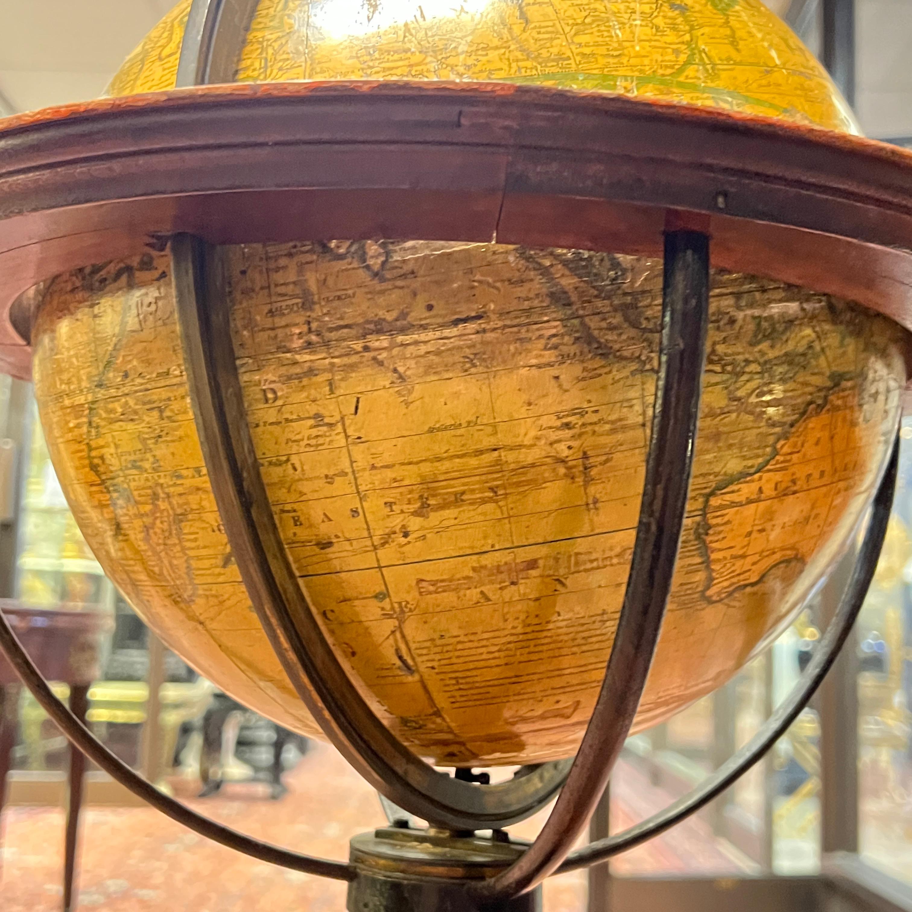 Antique 19th Century British Globe on Stand For Sale 5
