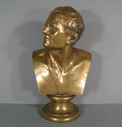 Antique 19th Century Bronze Bust of Cicero - 1Y178