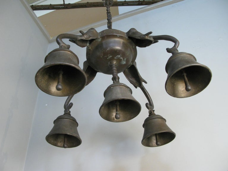 Antique 19th Century Bronze Elephant Bell at 1stDibs