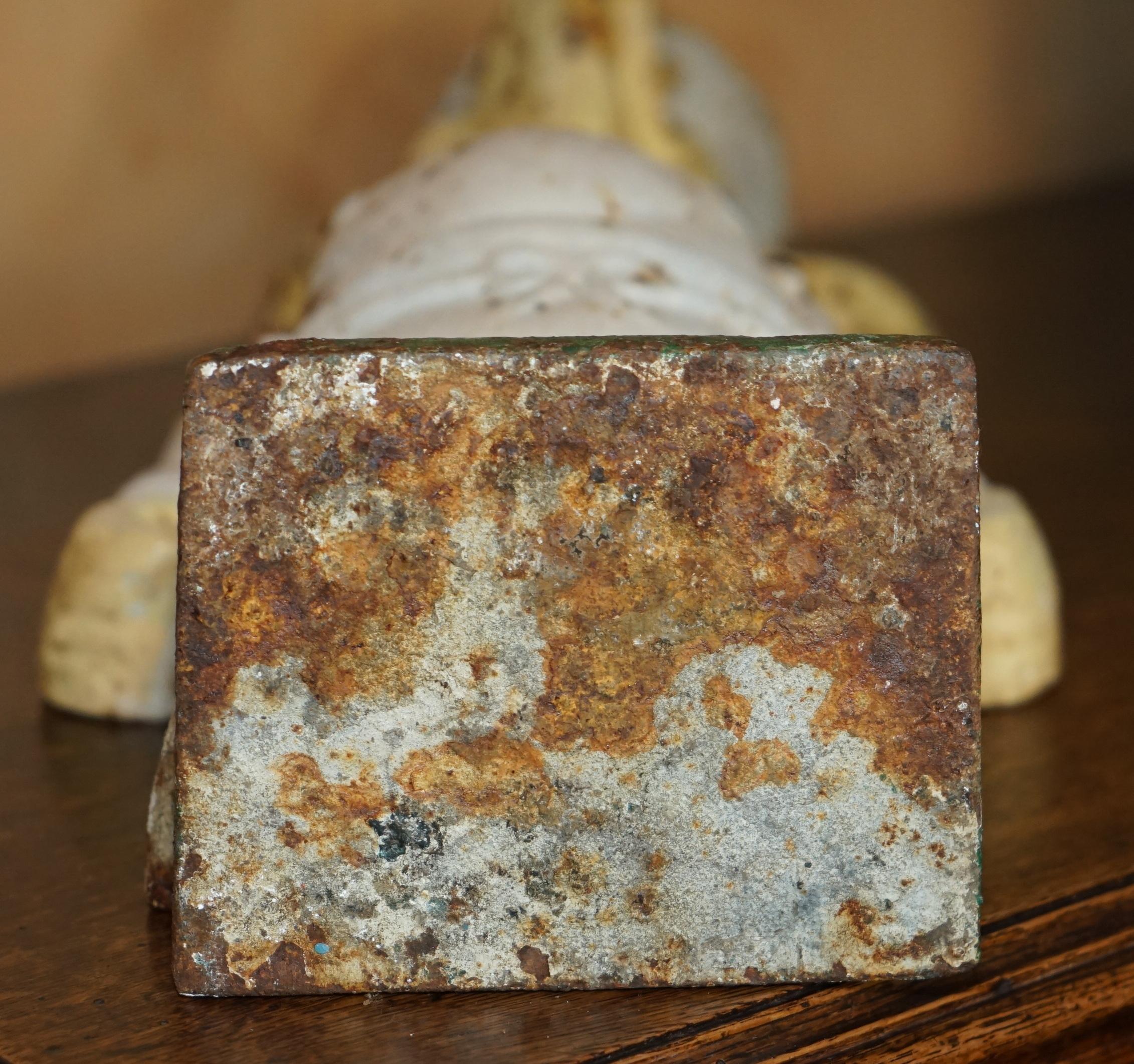 ANTIQUE 19TH CENTURY BUTCHERS SHOP ADVERTiSING DISPLAY PIG ORIGINAL PAINT PATINA For Sale 5