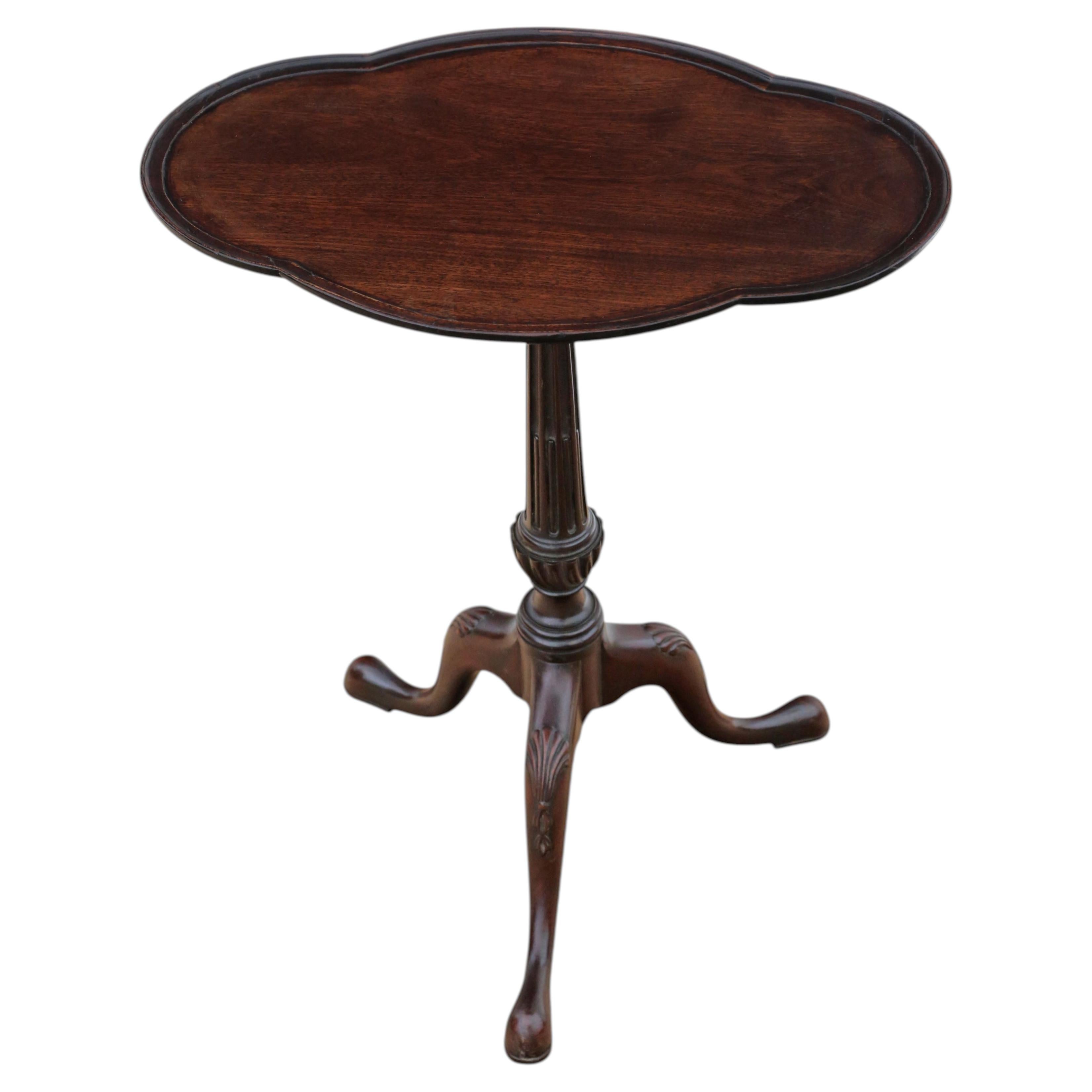 Antique 19th Century Carved Cuban Mahogany Wine Table – Fine Quality