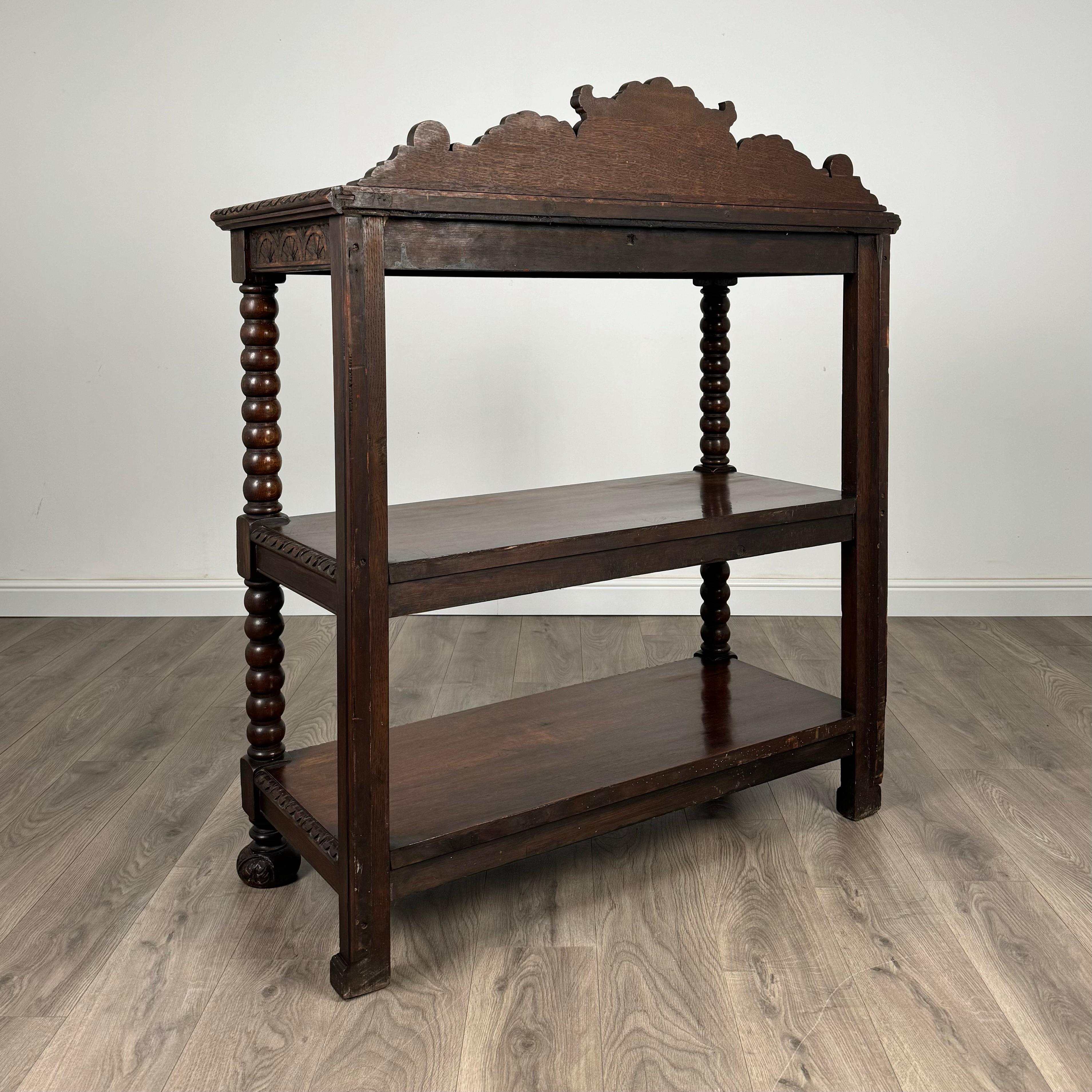 Antique 19th Century Carved Oak Buffet / Sideboard ( REF AF-3189 ) For Sale 1