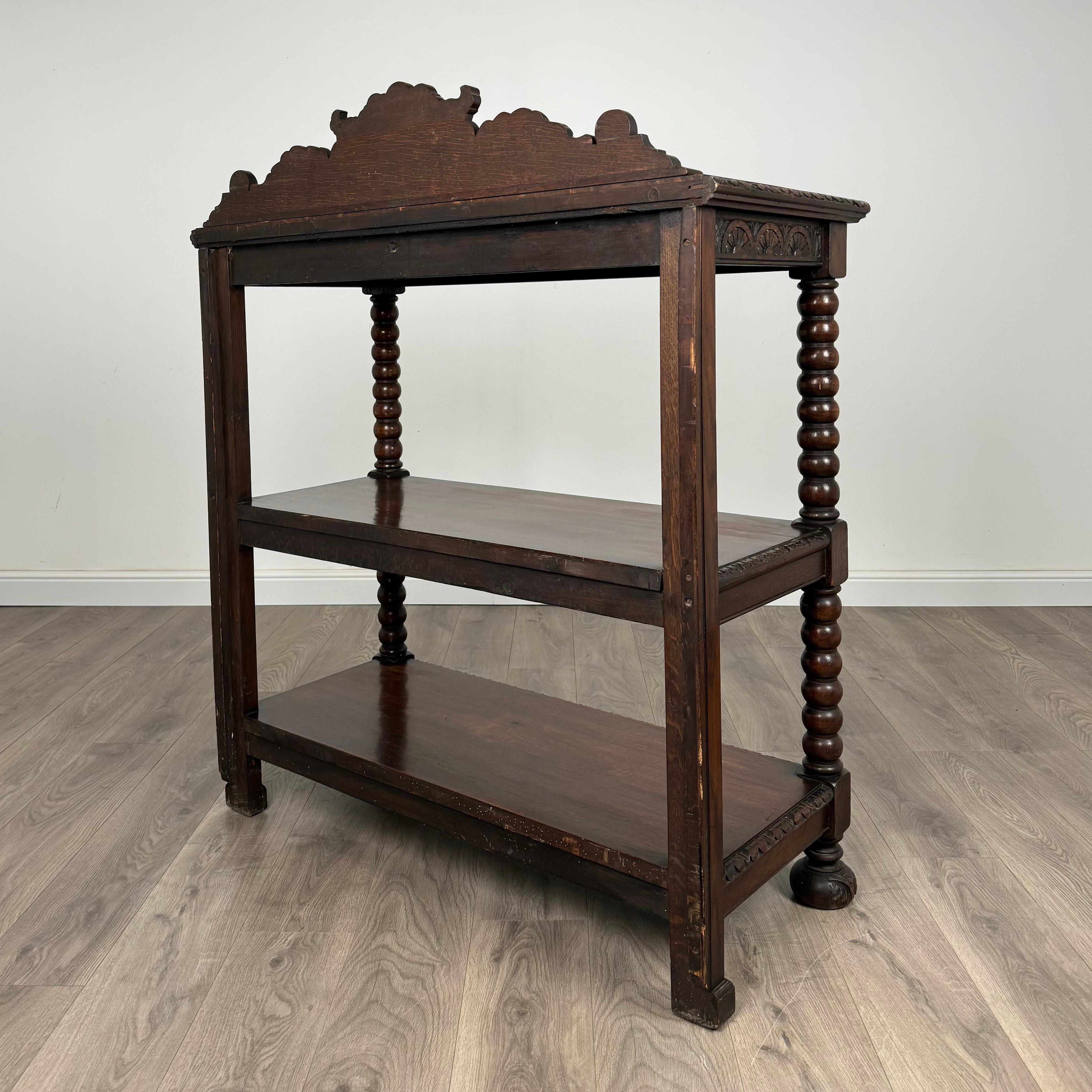 Antique 19th Century Carved Oak Buffet / Sideboard ( REF AF-3189 ) For Sale 3