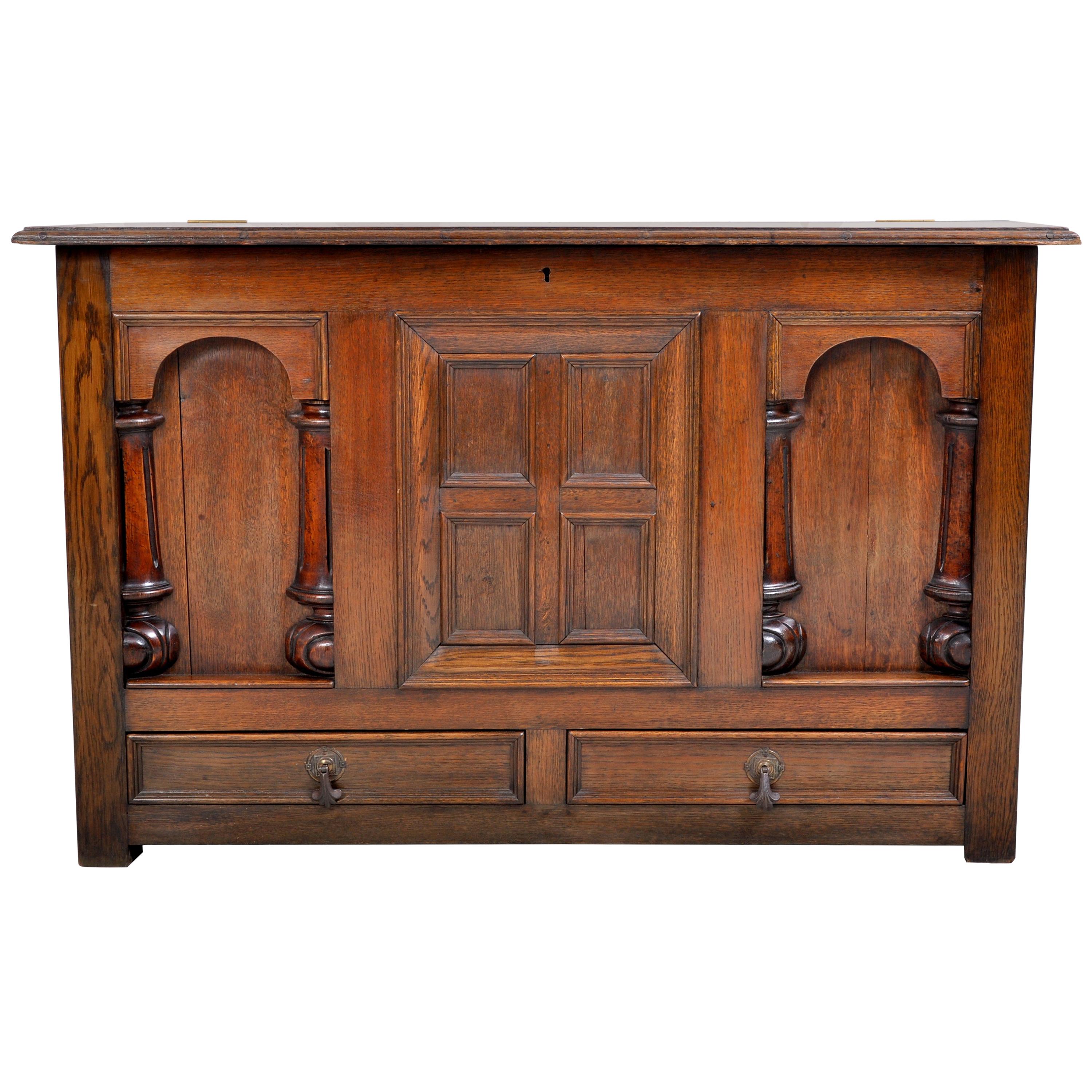 Walnut William and Mary Blanket Chest at 1stDibs