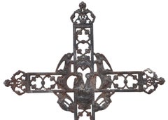 Antique 19th Century Cast Iron Cross