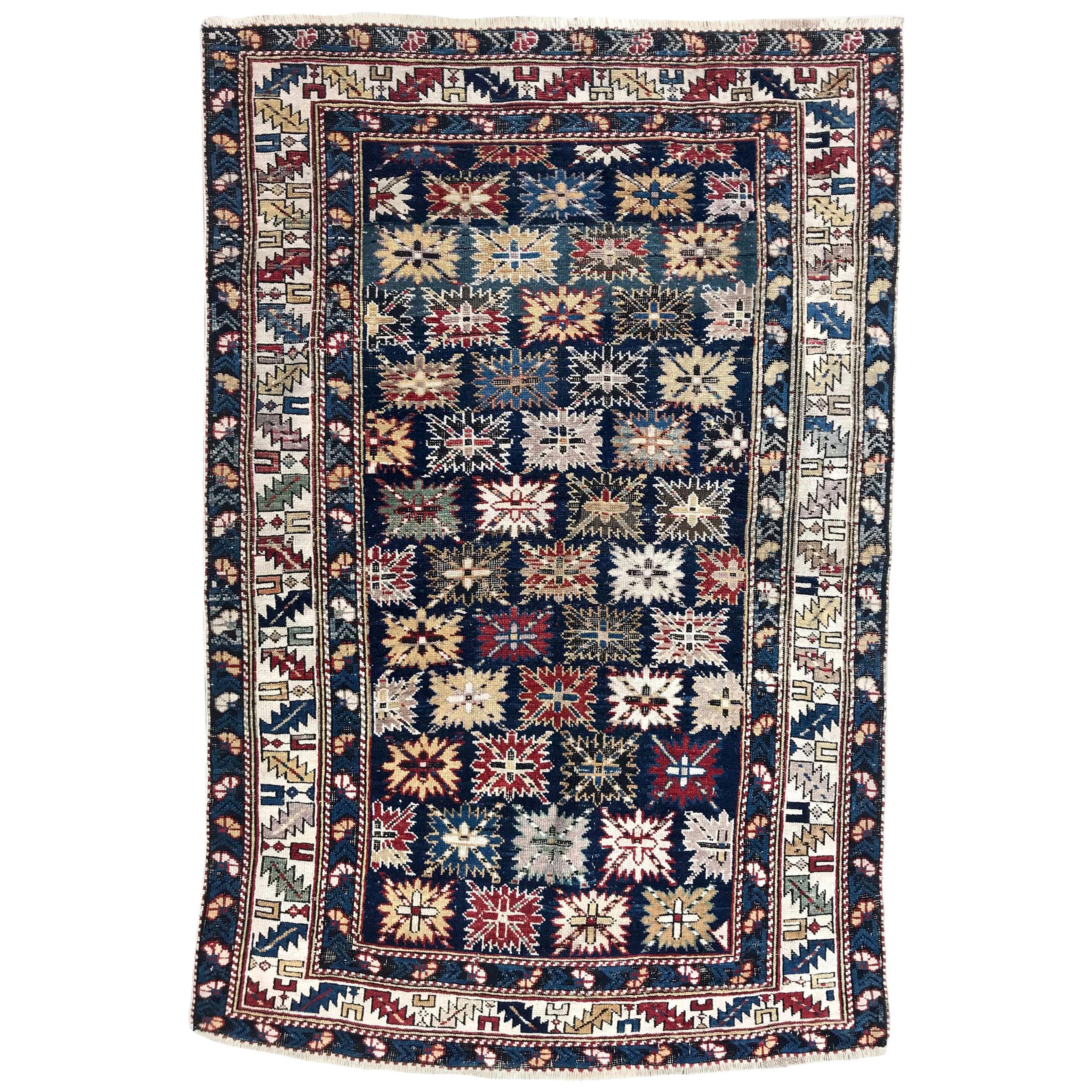 Bobyrug's Antiker Kaukasischer Chirwan Kouba Teppich aus dem 19.