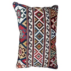 Antique 19th Century Caucasian Kilim Pillow – 14” x 10”
