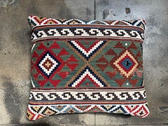 Antique 19th Century Caucasian Kilim Pillow – 17” x 14”