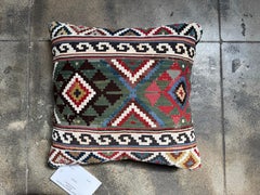 Antique 19th Century Caucasian Kilim Pillow – 19” x 6”