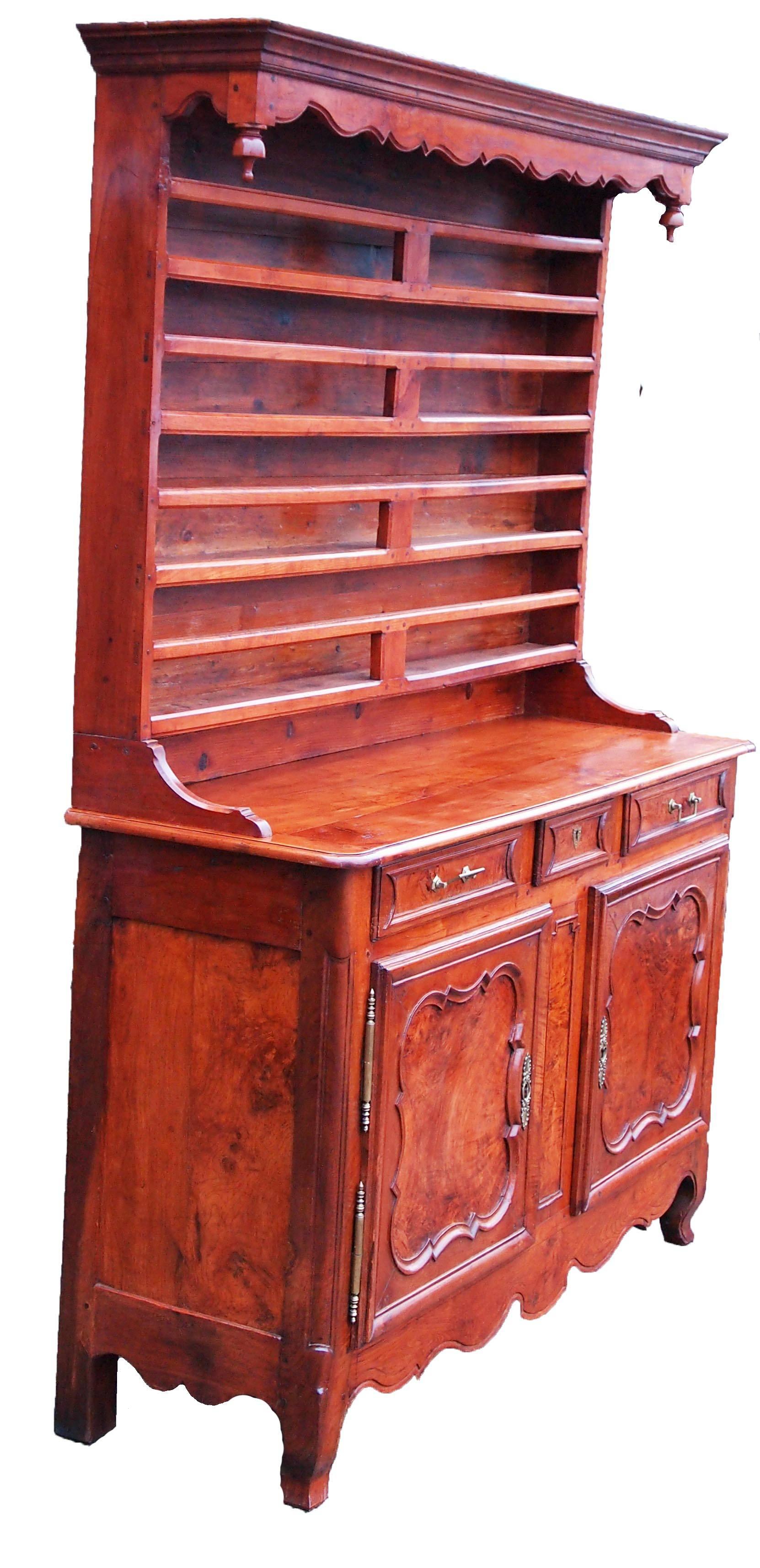 Antique 19th Century Cherrywood And Walnut Dresser For Sale At 1stdibs