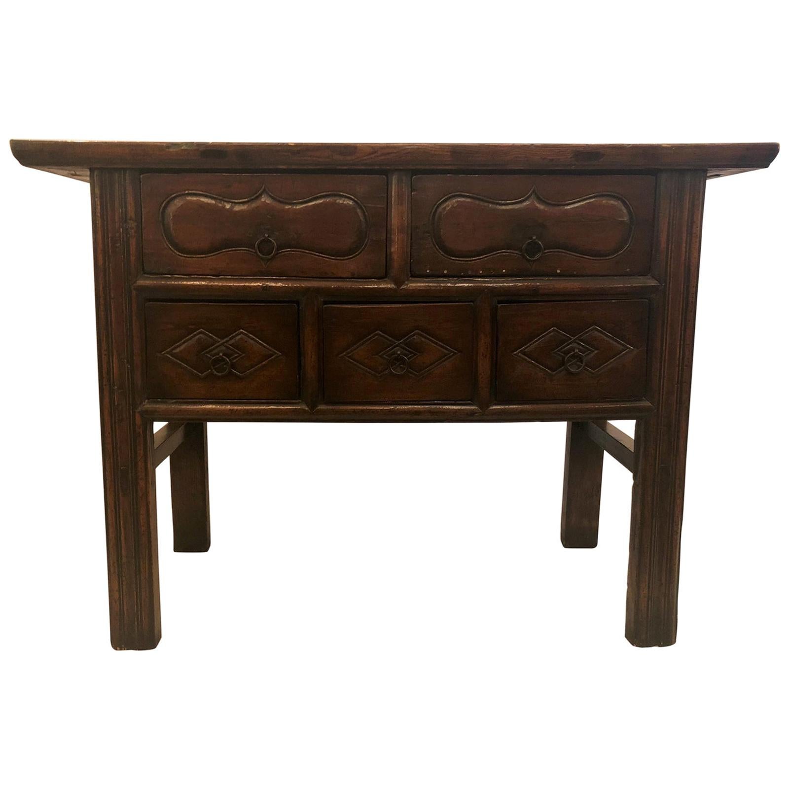 Antique 19th Century Chinese Altar Table For Sale