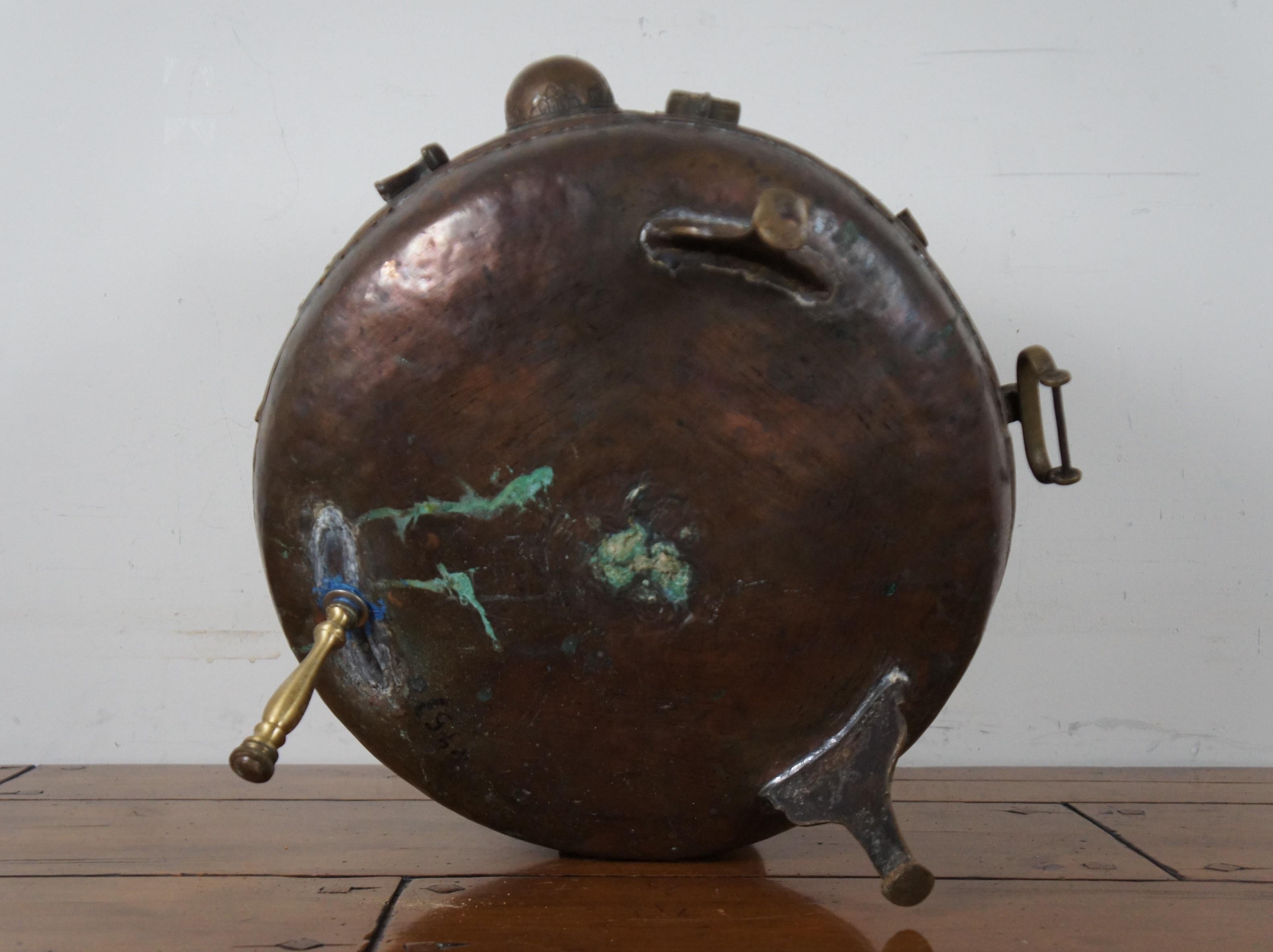 Antique 19th Century Chinese Bronze Ornate Cauldron Pot Planter Tripod For Sale 3