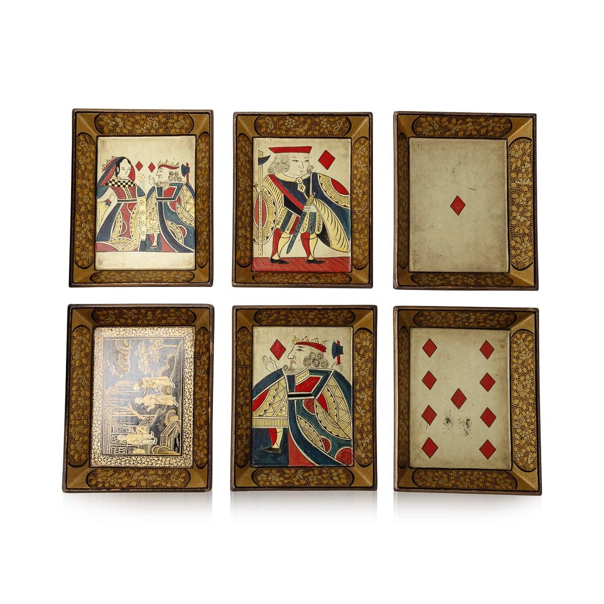 Antique 19th Century Chinese Lacquered Games Box c.1890 For Sale 9