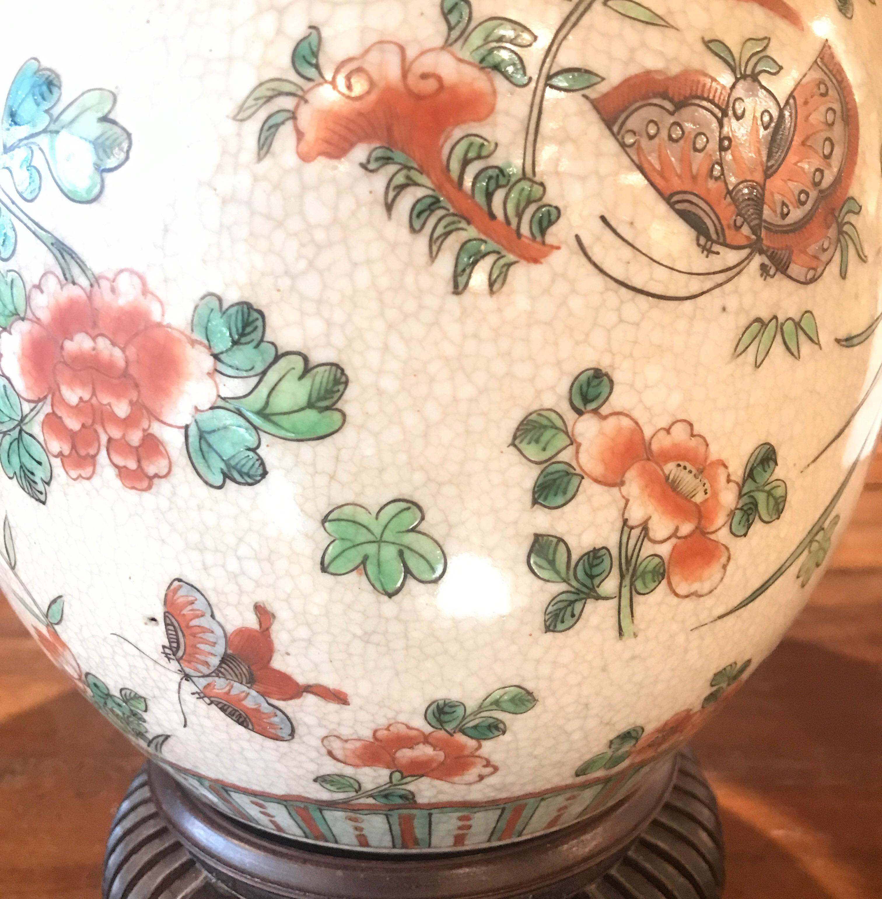 chinese porcelain lamps antique