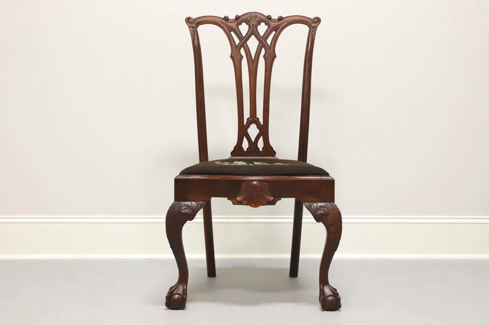 American Antique 19th Century Chippendale Dining Side Chairs - Set of 6 For Sale