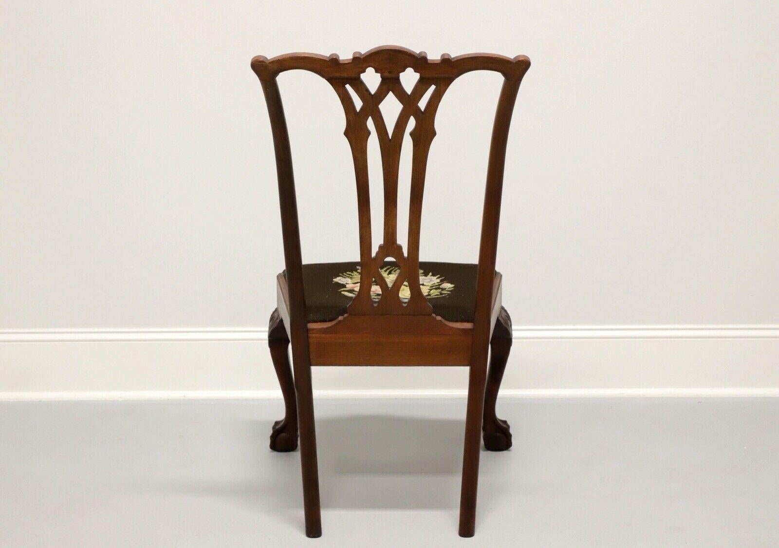 XIXe siècle Anciennes chaises d'appoint Chippendale du 19ème siècle - Lot de 6