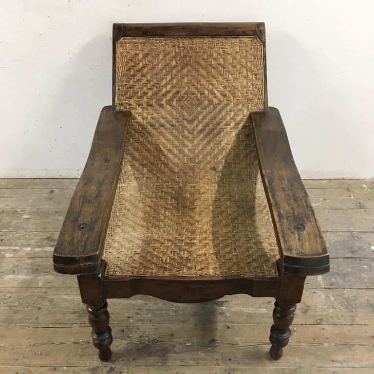 Antique 19th Century Colonial Plantation Chair For Sale at 1stdibs